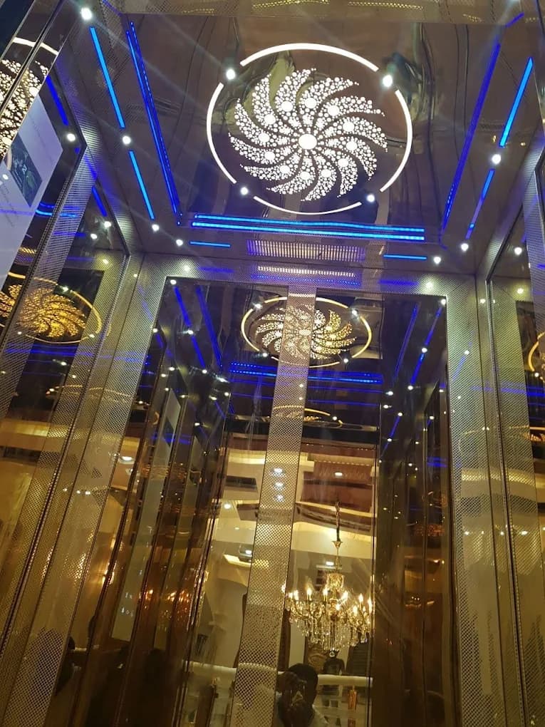 Luxury Hotel Project - Premium elevator installation with custom finishes